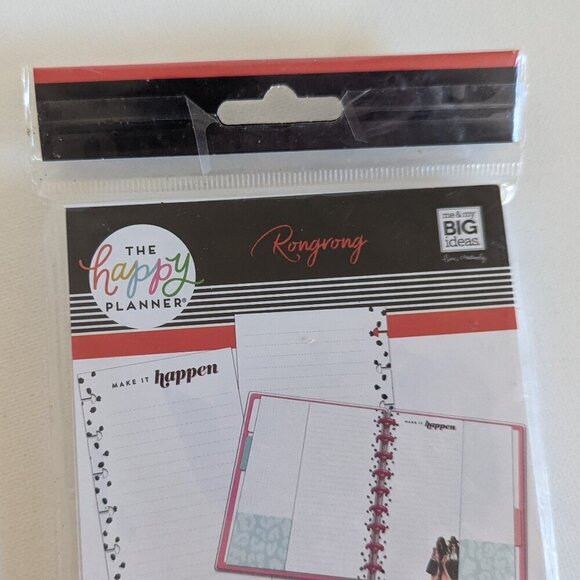 NWT Happy Planner Rong Rong 'Make It Happen' 60 Classic Half Sheet Paper Fashion - Picture 6 of 7